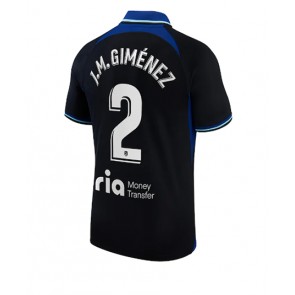 Atletico Madrid Jose Gimenez #2 Bortatröja 2022-23 Kortärmad